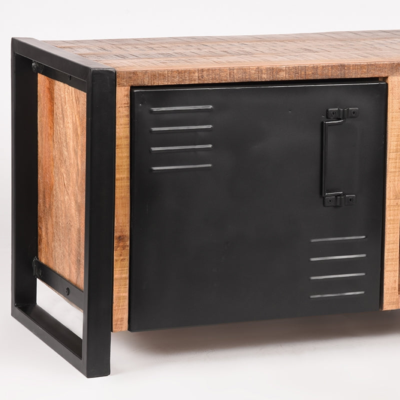 LABEL51 Tv-meubel Brussels - Rough - Mangohout - Tv-Meubel 115 cm