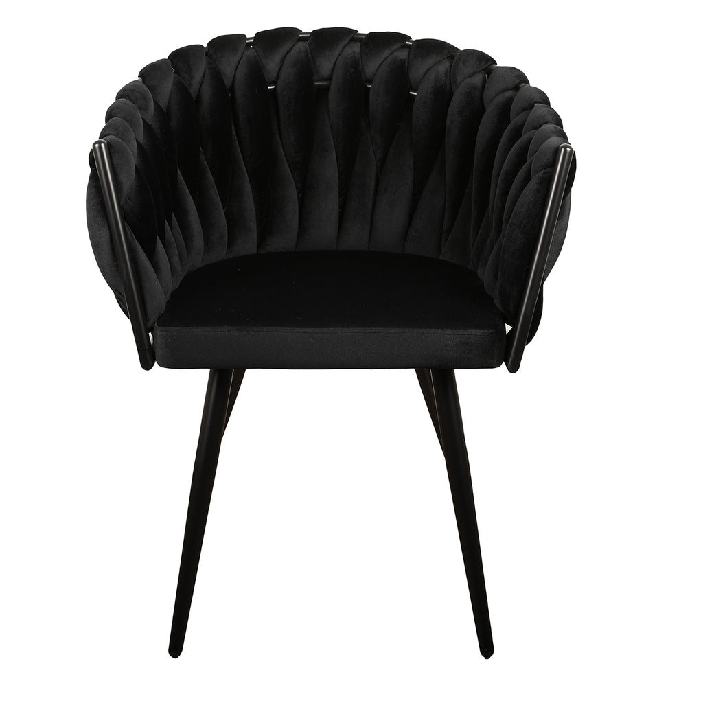 Wave Chair zwart (set van 2)