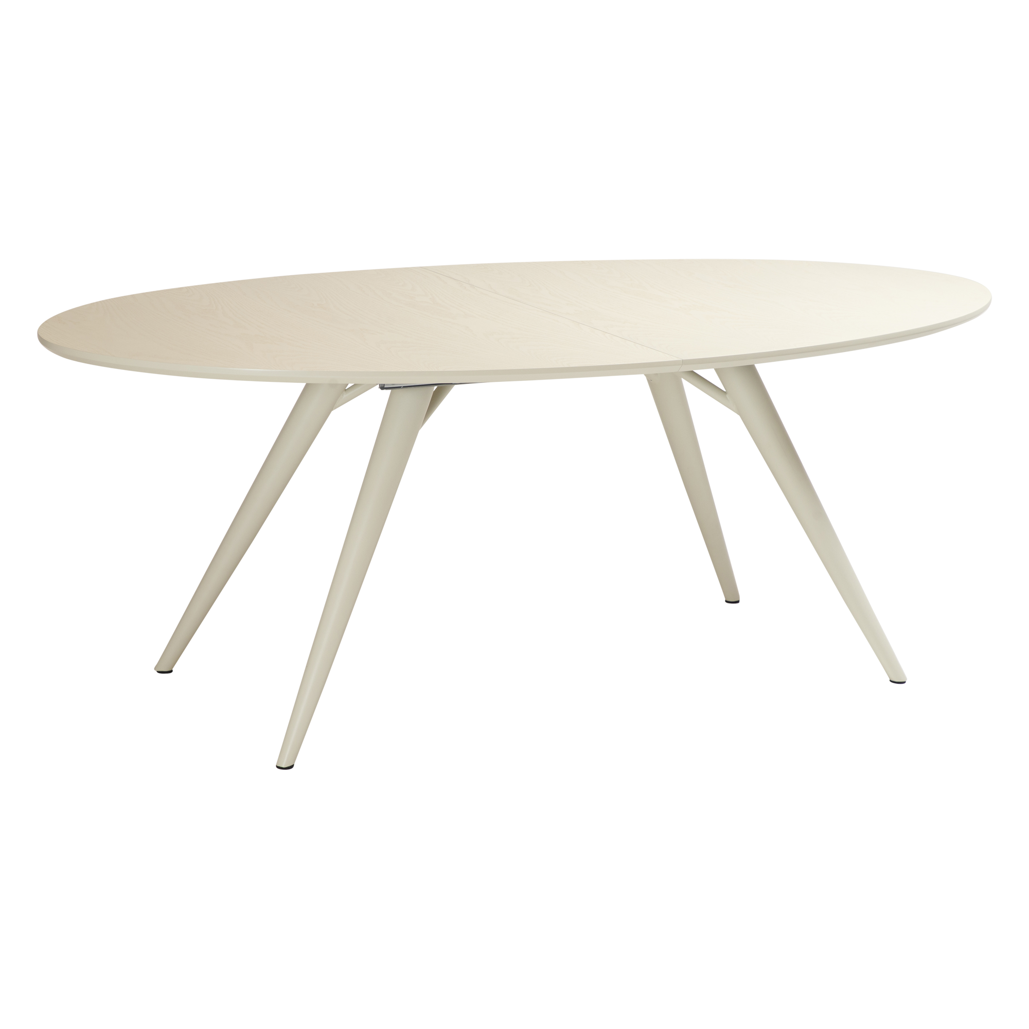 Eclipse Table Bone White Stained Oak Veneer With Bone White Metal Legs 400801508 400801510 01 Main