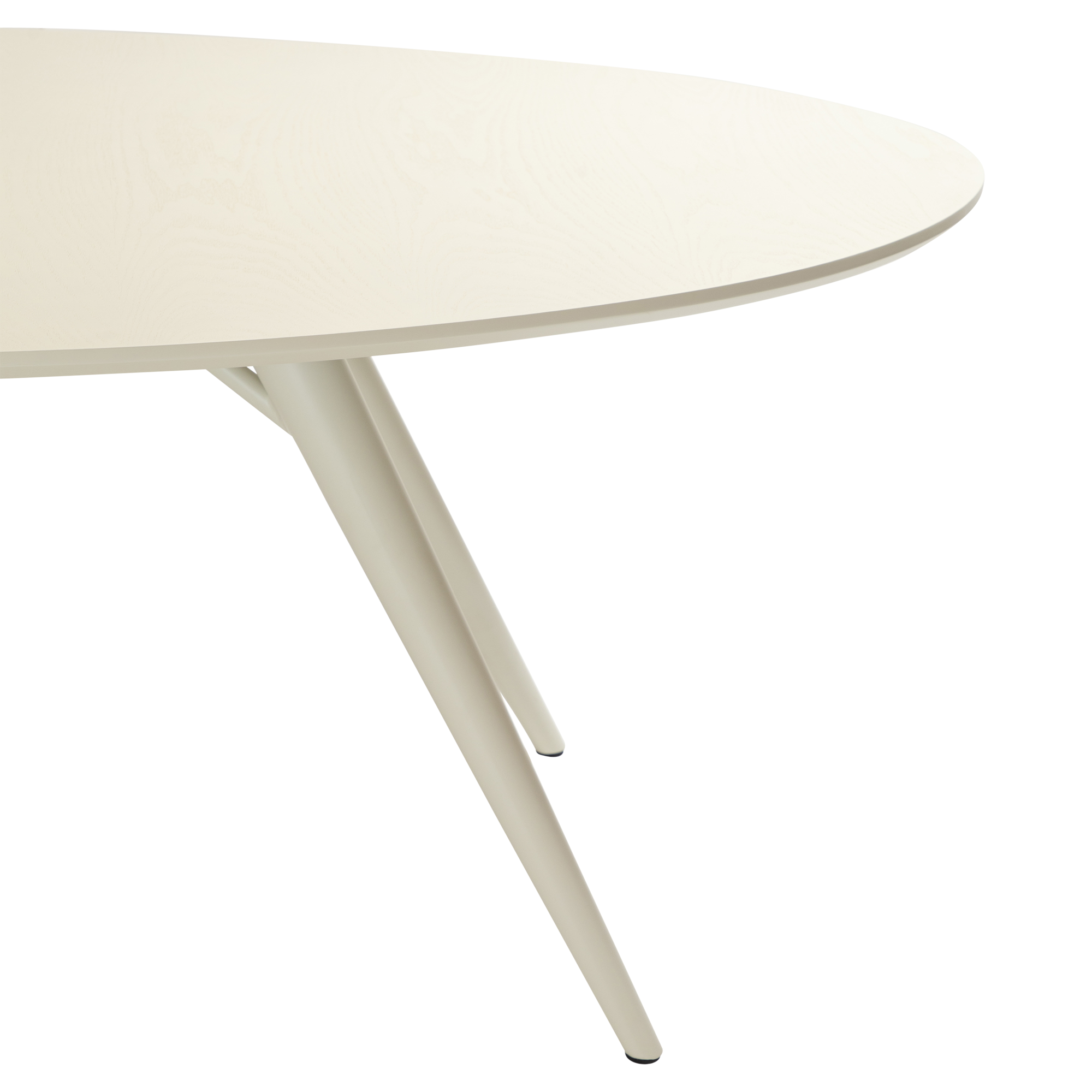 Eclipse Table Bone White Stained Oak Veneer With Bone White Metal Legs 400801508 400801510 04 Detail1