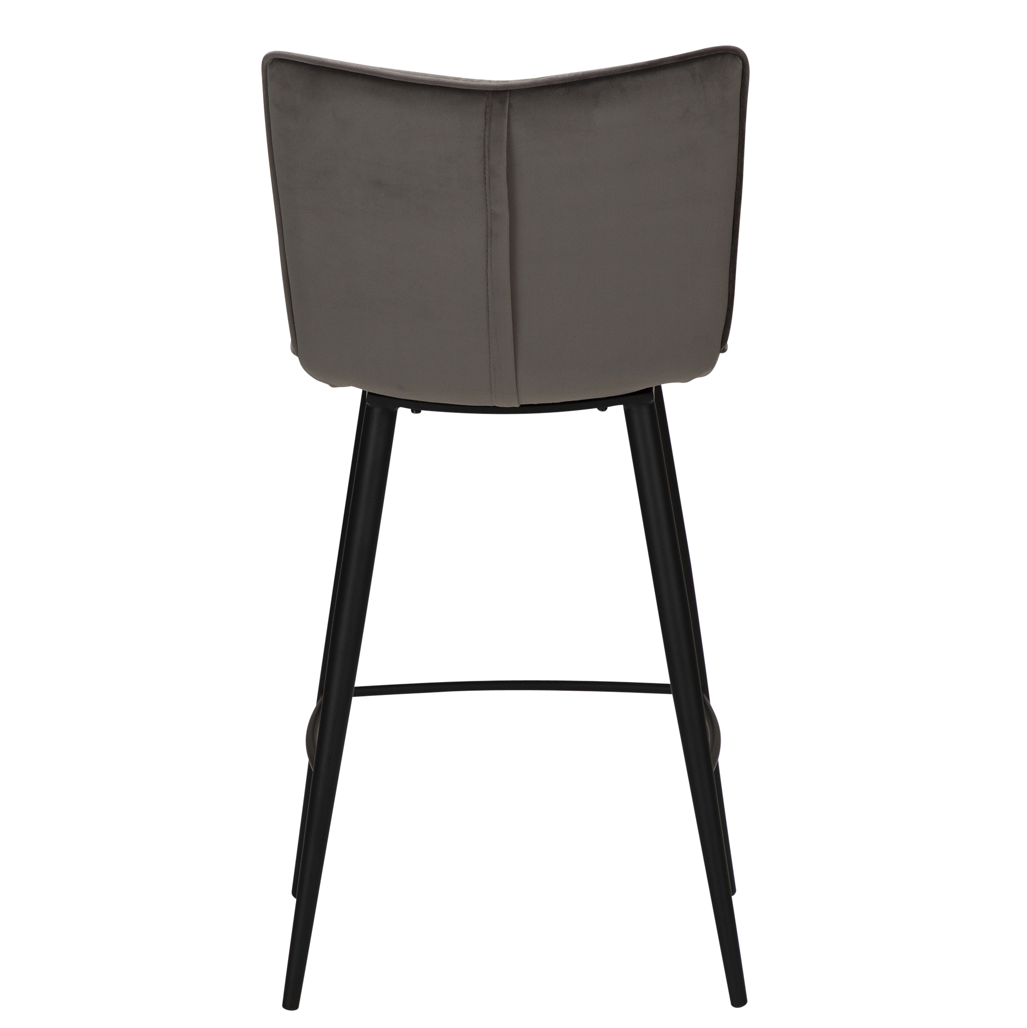 Join Counter Stool Alu Velvet With Black Conical Legs 300675110 04 Back