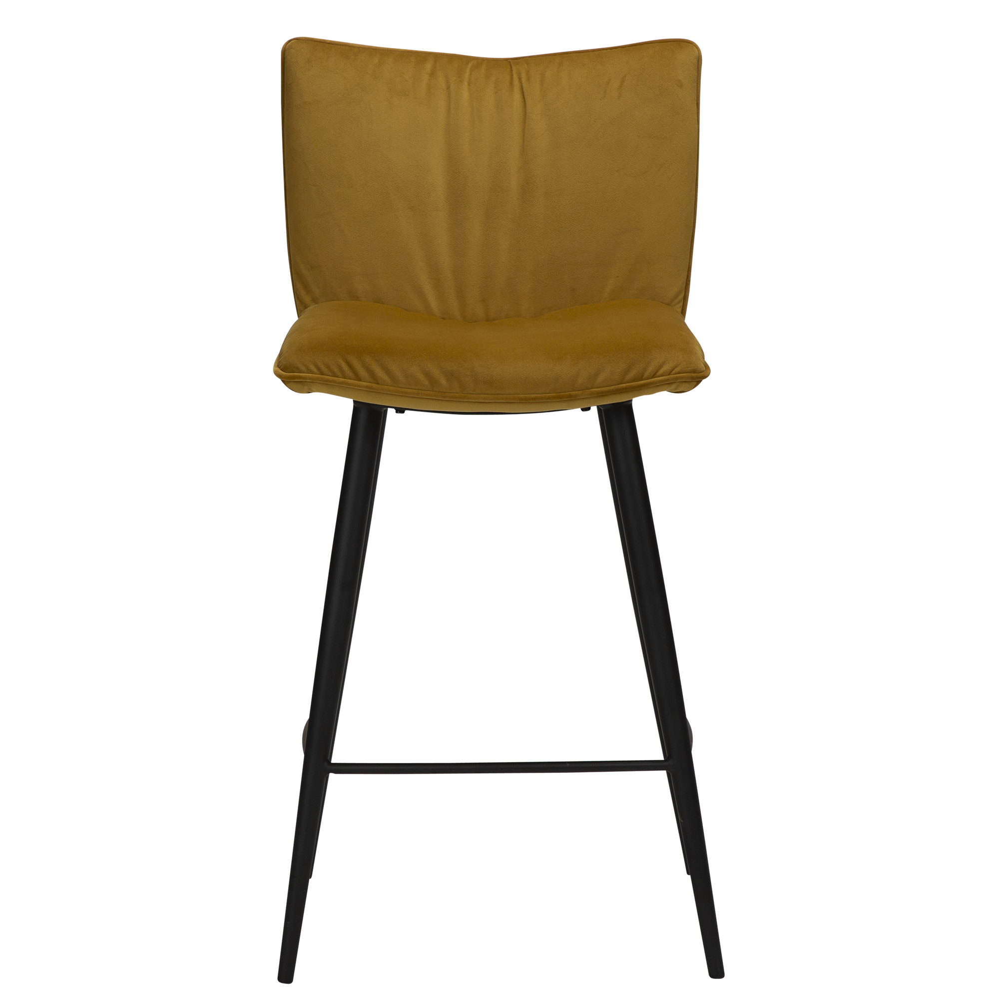 Join Counter Stool Bronze Velvet With Black Conical Legs 300675120 02 Front