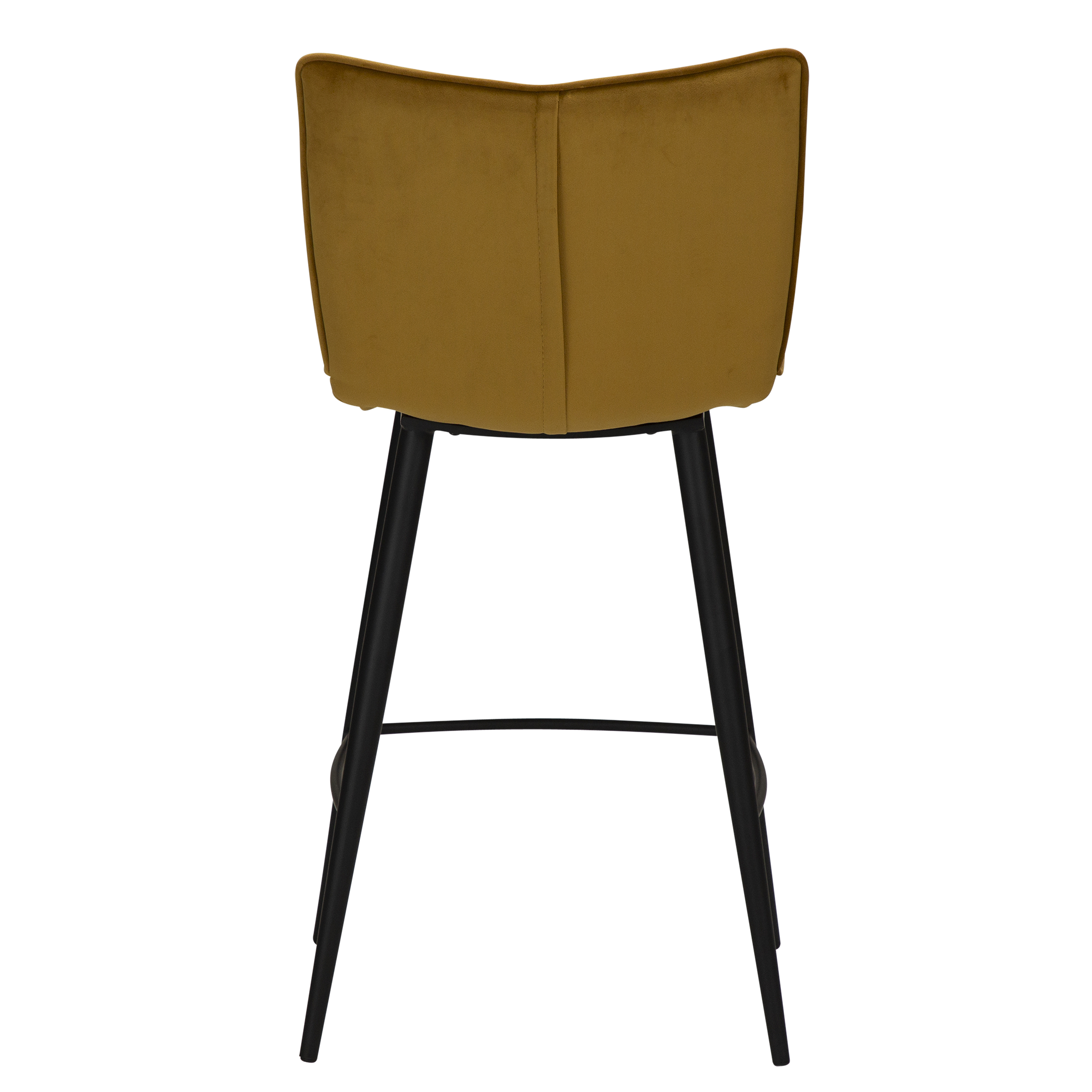 Join Counter Stool Bronze Velvet With Black Conical Legs 300675120 04 Back